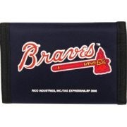 Atlanta Braves Nylon Trifold Wallet