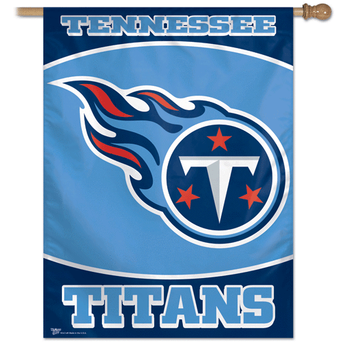 Tennessee Titans Vertical Flag 27x37