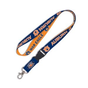 Auburn Tigers NCAA Licensed Lanyard Keychain