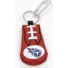 Tennessee Titans Leather Football Keychain  
