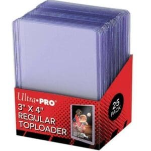 Ultra Pro 3x4 Regular Toploader 25 Pack