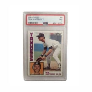 1984 Topps Don Mattingly baseball card.