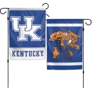 Kentucky Wildcats double-sided garden flags.