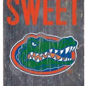 Home sweet home alligator sign.