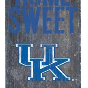 Kentucky Wildcats home sweet home sign.