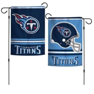 Tennessee Titans double-sided garden flag.