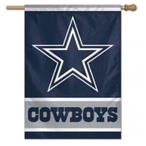 Dallas Cowboys flag with a star