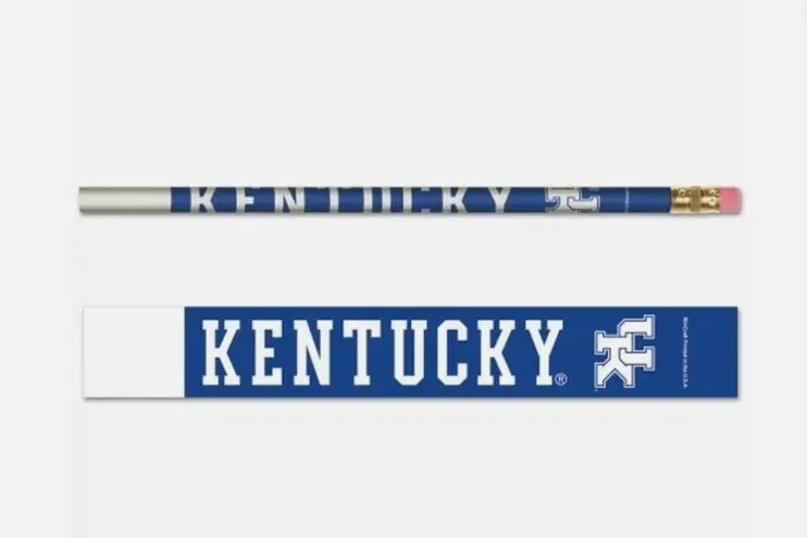 Kentucky Wildcats pencil with eraser.