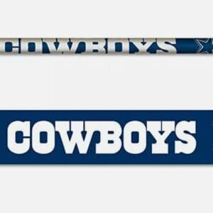 Dallas Cowboys pencil with logo.