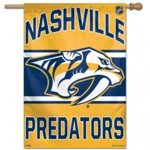 Nashville Predators hockey team flag.