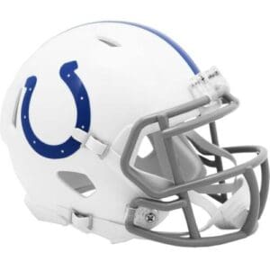 Indianapolis Colts mini football helmet.