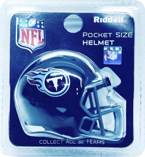 Tennessee Titans pocket-sized NFL helmet