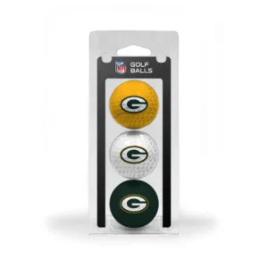 Green Bay Packers golf ball set.