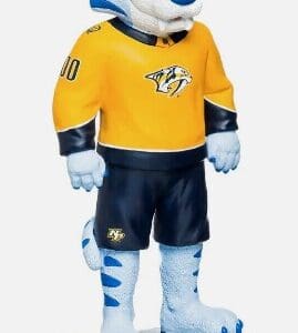 Nashville Predators mascot figurine.