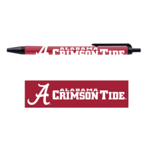 Alabama Crimson Tide logo pen.