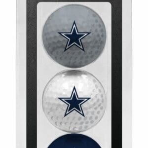 Dallas Cowboys NFL golf balls set.