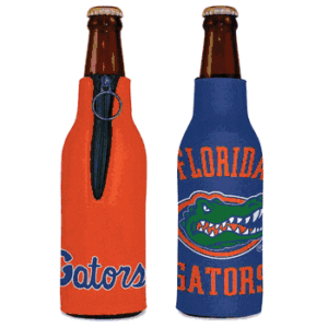 Two Florida Gators bottle coolers.