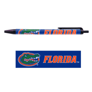 University of Florida black ink pen.