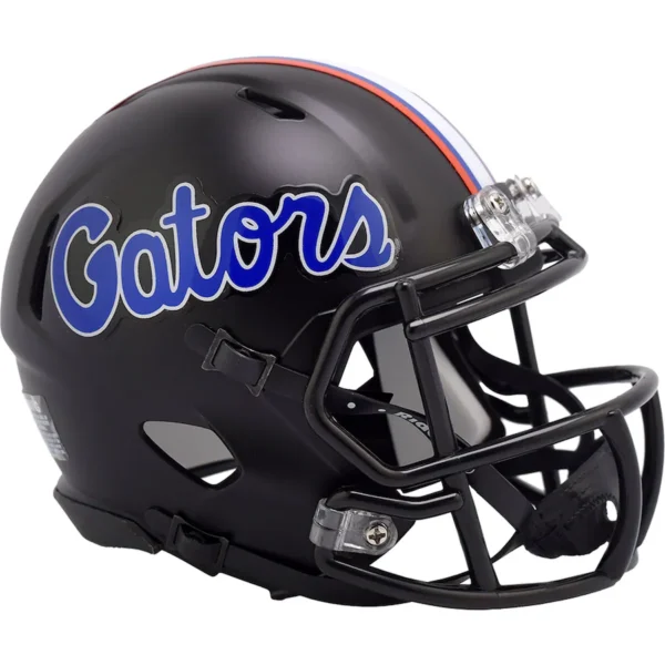 Black Florida Gators football helmet.