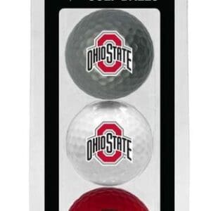 Ohio State University golf balls.