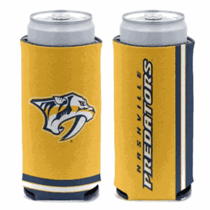 Nashville Predators can cooler with logo.