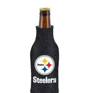 Pittsburgh Steelers beer bottle cooler.