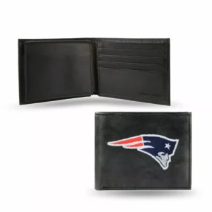 Black leather Patriots wallet.