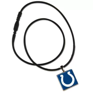 Colts horseshoe necklace pendant.