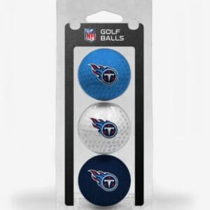 Tennessee Titans 3 pack golf balls