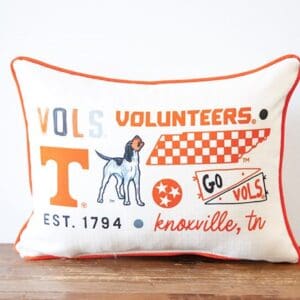 Tennessee Collegiate Cluster Pillow