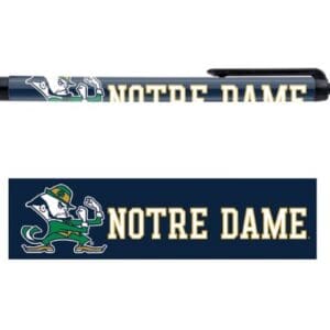 Notre Dame pen with logo and text.