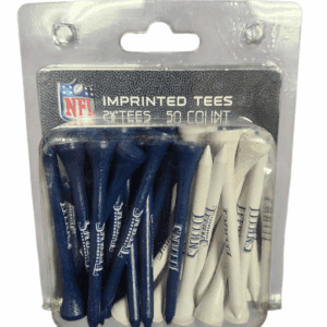 Pack of NFL imprinted golf tees.