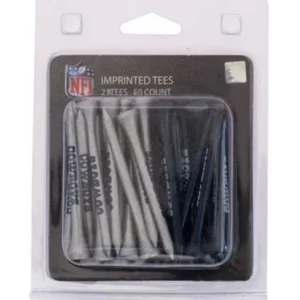 Pack of NFL branded golf tees.