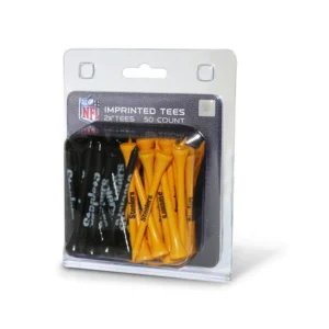 Pack of NFL imprinted golf tees.