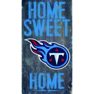 Home Sweet Home sign with sports logo.