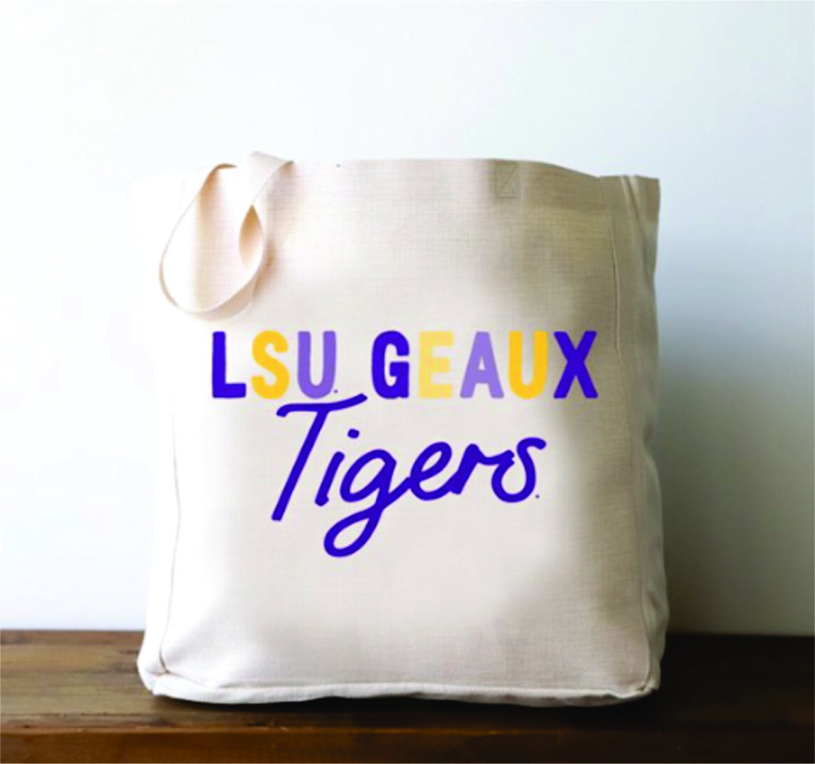 LSU Tigers Tote Bag Purse