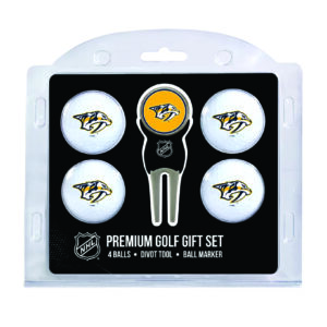 Nashville Predators 4 Pack Golf Ball & Divot Tool Gift Set